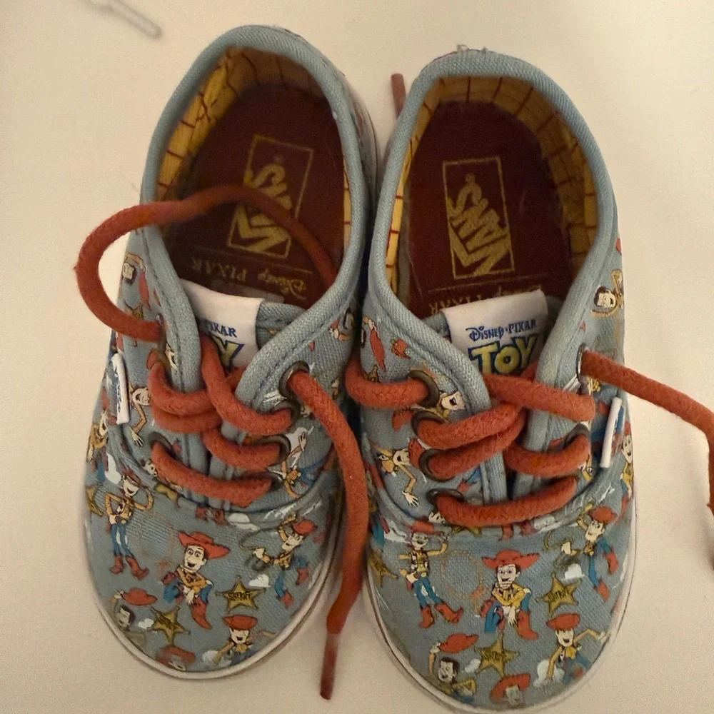 Vans Kids Sneakers Toy Story Jessie Blue and Brown